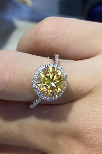 Thumbnail for 2 Carat Moissanite Round Ring