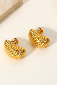 Thumbnail for Shell Shore Spiral Stud Earrings