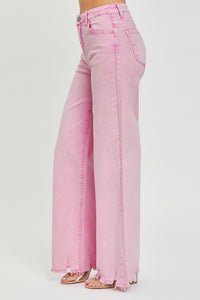 Thumbnail for RISEN High Rise Wide Leg Jeans