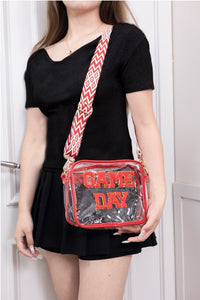 Thumbnail for Zenana GAME DAY Stadium Approved Transparent Crossbody Bag