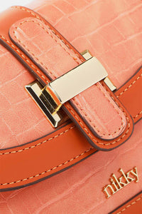 Thumbnail for Nicole Lee USA Croc Embossed Crossbody Bag