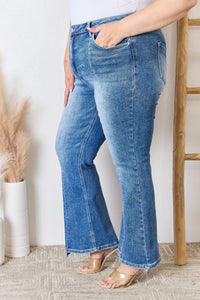 Thumbnail for RISEN Full Size High Rise Ankle Flare Jeans