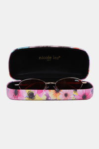 Thumbnail for Nicole Lee USA Metal Frame Finley Oval Sunglasses