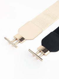 Thumbnail for PU Elastic Wide Belt with Alloy Buckle