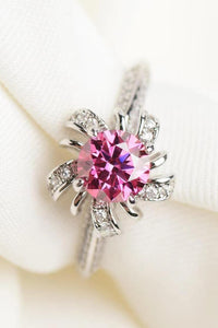 Thumbnail for 1 Carat Moissanite Flower-Shaped Ring