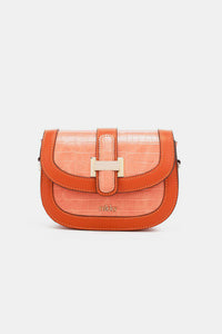 Thumbnail for Nicole Lee USA Croc Embossed Crossbody Bag