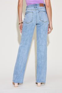 Thumbnail for Judy Blue Full Size V Front Waistband Straight Jeans