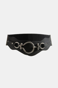 Thumbnail for PU Leather Zinc Alloy Buckle Belt