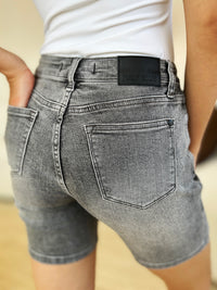 Thumbnail for Judy Blue Full Size High Waist Washed Denim Shorts