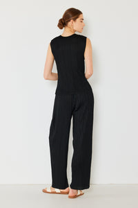 Thumbnail for Marina West Swim Pleated Elastic-Waist Straight Pants