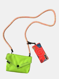 Thumbnail for Himawari Solid Color Envelope Shape Crossbody Bag with Removable Strap