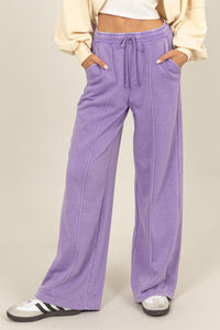 Thumbnail for HYFVE Drawstring High Rise Wide Leg Pants