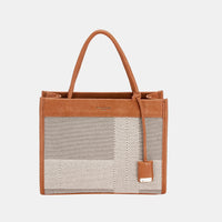 Thumbnail for David Jones Striped Contrast Tote Bag