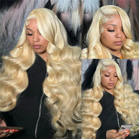 Thumbnail for 36-40 Inch Blonde 613 HD Lace Front Wig – 250-300 Density Body Wave Human Hair, 13x4/13x6 Lace Frontal Wig