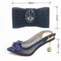 Thumbnail for Doershow High Quality African Style Ladies Shoes And Bags Set Latest Italian Shoes And Bag Set For Party HYU1-45