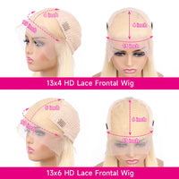 Thumbnail for 36-40 Inch Blonde 613 HD Lace Front Wig – 250-300 Density Body Wave Human Hair, 13x4/13x6 Lace Frontal Wig