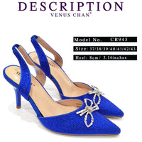 Thumbnail for 2024 Newest INS Style Blue Color Elegant High Heels Nigeria Popular Design African Ladies Shoes Matching Bag Set