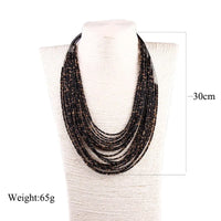 Thumbnail for African Acrylic Beads Jewelry Sets Bohemia Multi-in-one necklace Women Fashion Statement Multilayer Necklace New Jewelry