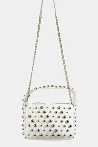 Thumbnail for Fame Ball Studded Square Handbag