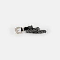 Thumbnail for Studded Rhinestone PU Leather Belt