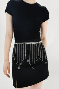 Thumbnail for Fringe Chain Alloy Belt