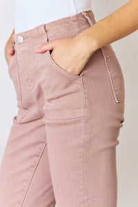 Thumbnail for RISEN Full Size High Rise Ankle Flare Jeans