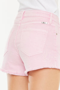 Thumbnail for Kancan Raw Hem High Waist Denim Shorts