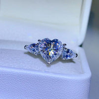 Thumbnail for 3 Carat Moissanite 925 Sterling Silver Ring