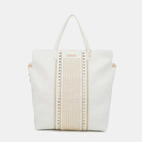 Thumbnail for Nicole Lee USA Studded Large Tote Bag