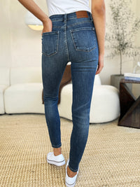 Thumbnail for Judy Blue Full Size Mid Waist Distressed Slim Jeans