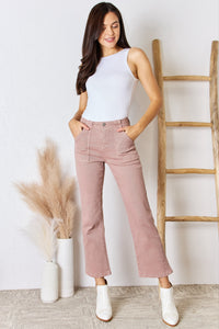 Thumbnail for RISEN Full Size High Rise Ankle Flare Jeans