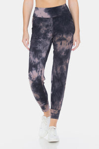 Thumbnail for Leggings Depot Tie-Dye High Waist Cropped Leggings