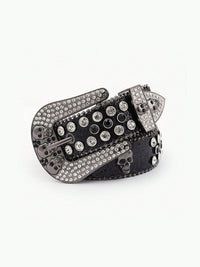 Thumbnail for PU Leather Skull Belt