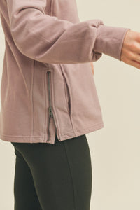 Thumbnail for Kimberly C Drawstring Side Zip Sweatshirt