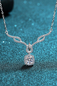 Thumbnail for Right On Trend Moissanite Pendant Necklace