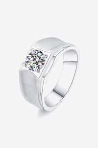 Thumbnail for 1 Carat Moissanite Wide Band Ring