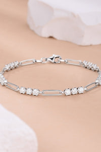 Thumbnail for 1.8 Carat Moissanite 925 Sterling Silver Bracelet