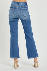 Thumbnail for RISEN High Rise Straight Jeans