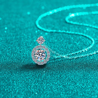 Thumbnail for 1 Carat Moissanite 925 Sterling Silver Necklace