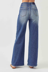 Thumbnail for Risen Full Size High Rise Wide Leg Jeans