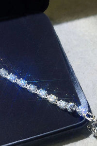 Thumbnail for 10 Carat Moissanite Platinum-Plated Bracelet