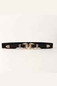 Thumbnail for Double Buckle Elastic Belt