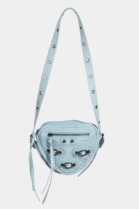 Thumbnail for Fame PU Leather Triangle Crossbody Bag