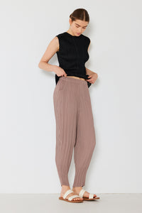 Thumbnail for Marina West Swim Pleated Relaxed-Fit Slight Drop Crotch Jogger