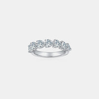 Thumbnail for 2.1 Carat 925 Sterling Silver Moissanite Heart Ring