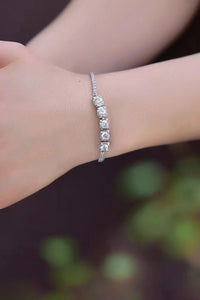 Thumbnail for 5 Carat Moissanite Lobster Clasp Bracelet