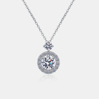 Thumbnail for 1 Carat Moissanite 925 Sterling Silver Necklace