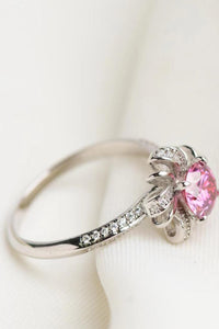 Thumbnail for 1 Carat Moissanite Flower-Shaped Ring