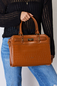 Thumbnail for David Jones Texture PU Leather Handbag