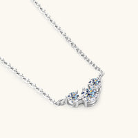 Thumbnail for 925 Sterling Silver Inlaid Moissanite Necklace